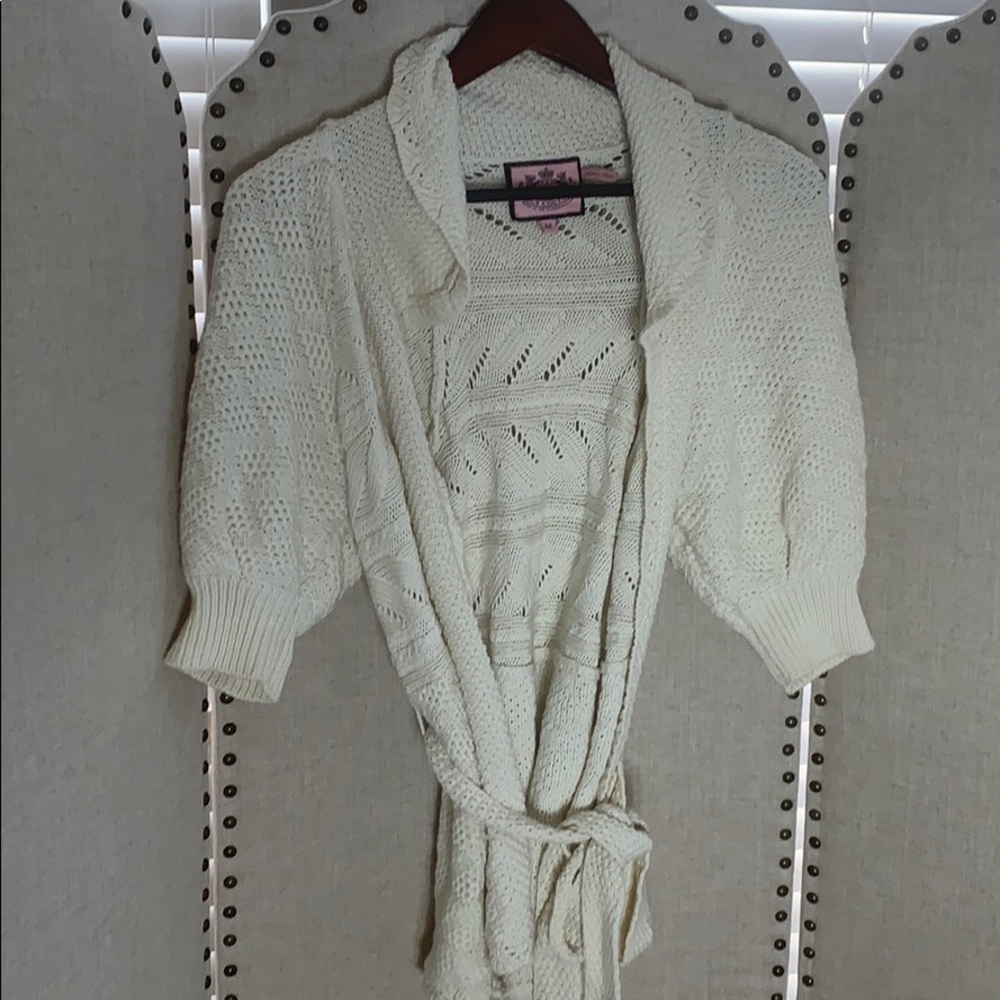 Juicy Couture wrap sweater